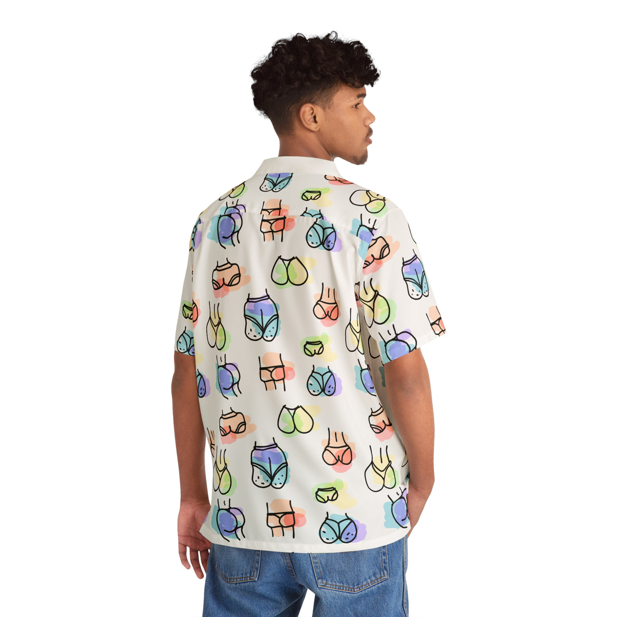 Rainbow Hawaiian Boodie Shirt