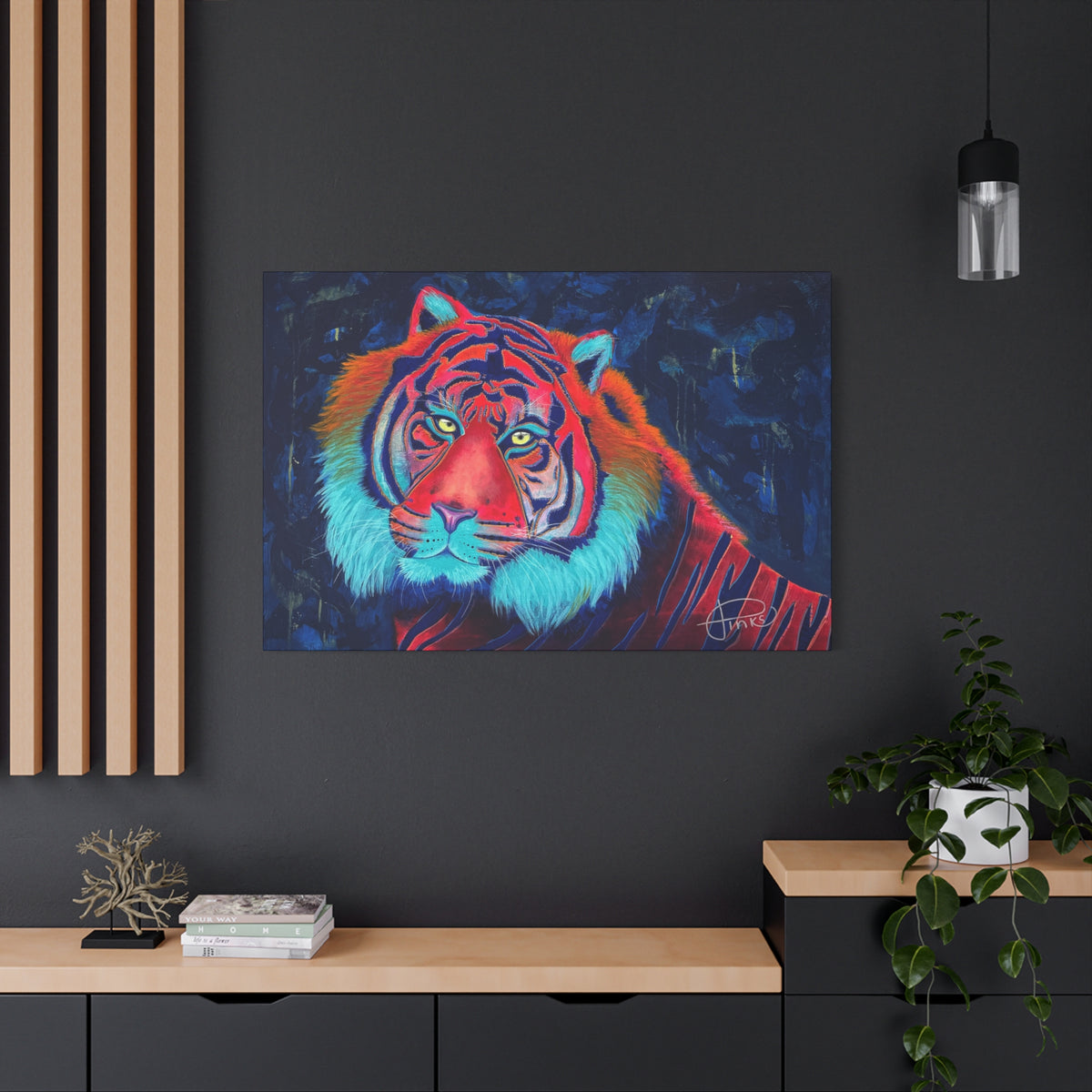Electric Instinct- Matte Canvas, Stretched, 1.25"