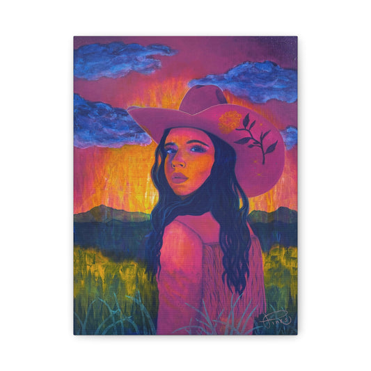 Post Nubila Sol- Behind Clouds Sunshine- Matte Canvas, Stretched, 1.25"