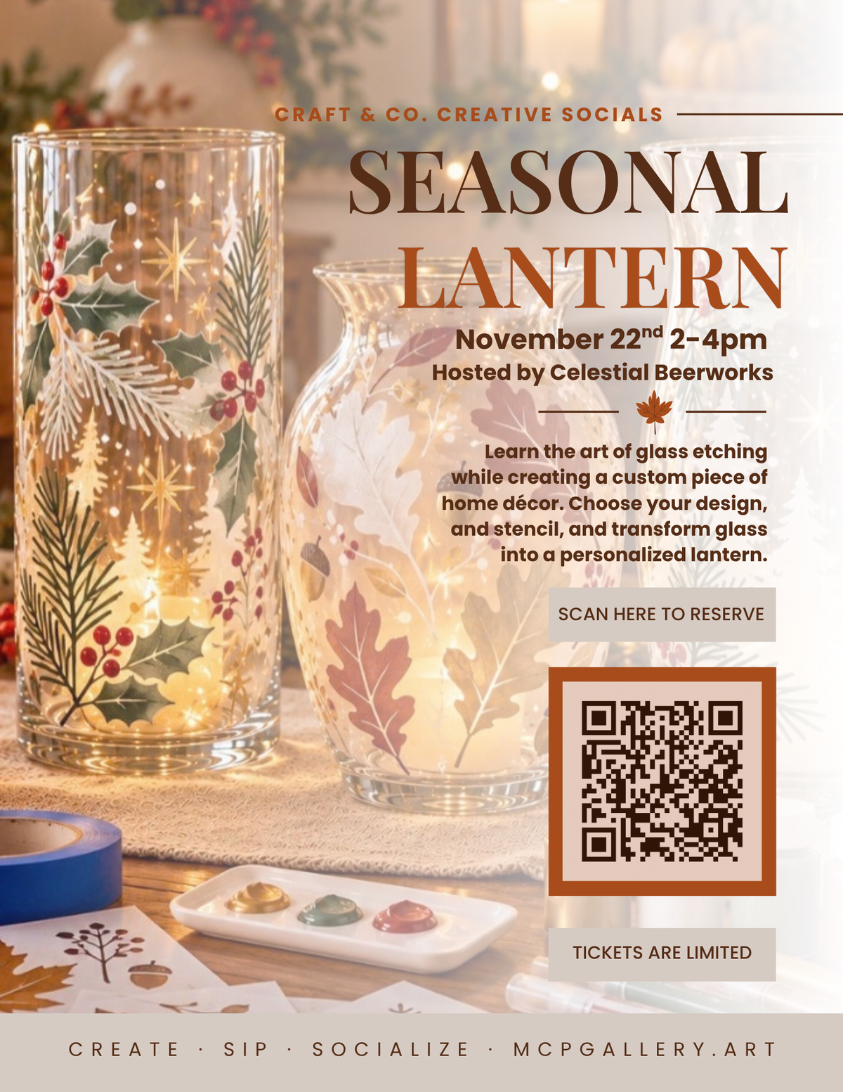 Seasonal Lantern at Celestial Beerworks