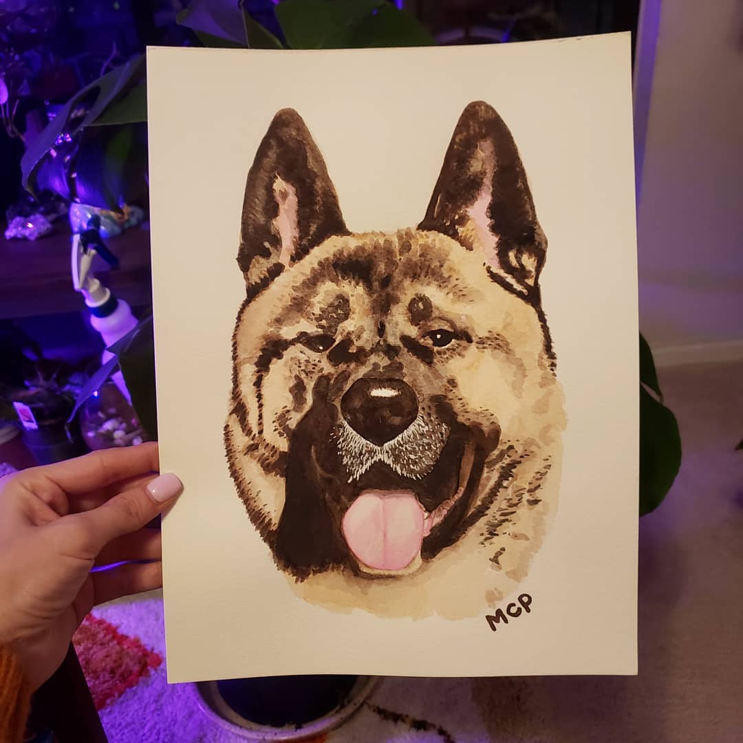 Watercolor Pet Portraits
