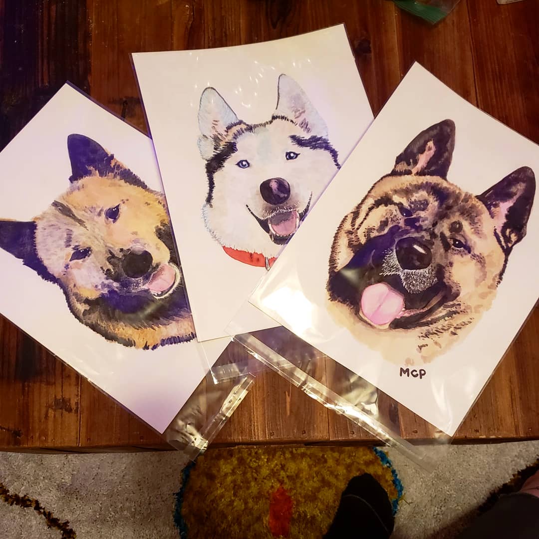 Watercolor Pet Portraits