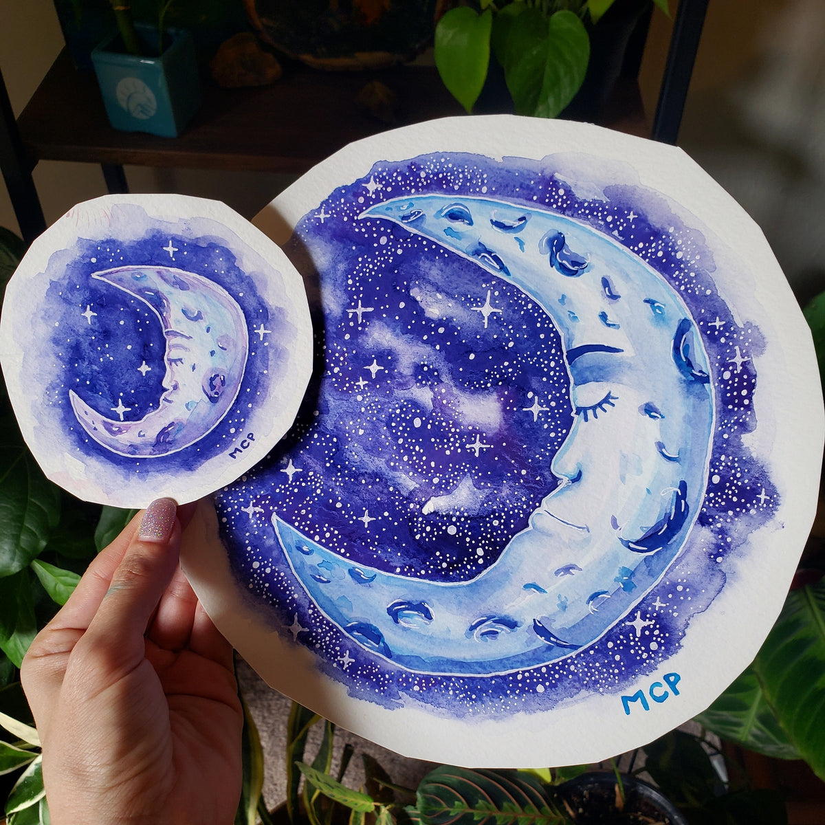 Crescent Moon Print
